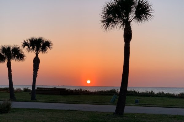 Sunset Over Galveston Bay