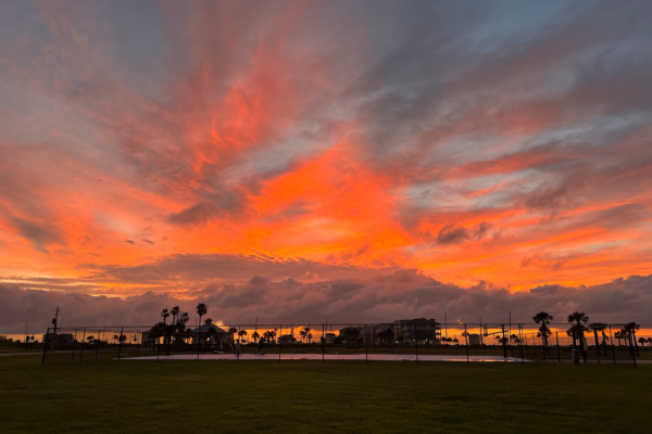 Sunset Over Galveston Bay