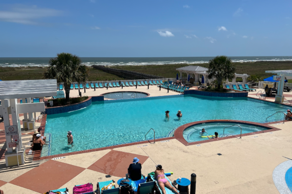The Infinity Pool, Hot Tub & Kiddie Pool at the Pointe West Beach Club