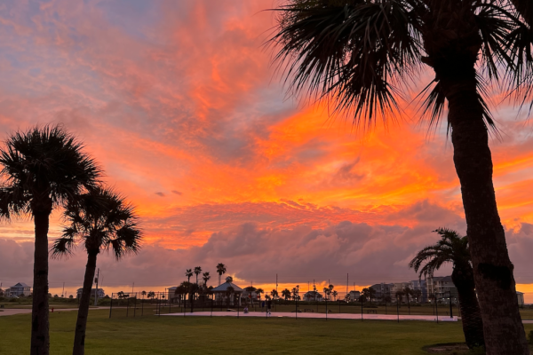 Sunset Over Galveston Bay (no filter)