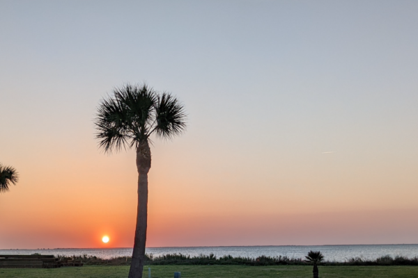 Sunset Over Galveston Bay