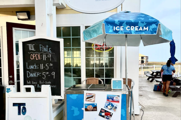The Ice Cream Cart at the Pointe West Beach Club