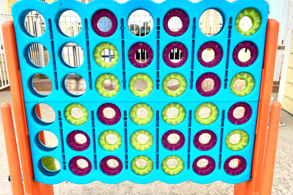 Giant Connect 4 Game at the Point West Beach Club